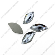 Dongzhou Flat Back cose en diamantes de cristal planos por mayor